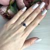 Серебряное кольцо с натуральным сапфиром 1.175ct (2072485) 2.45 гр. 925 пробы