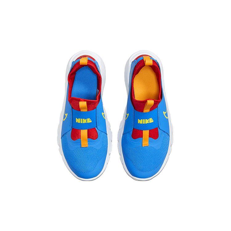 Nike Flex Runner 2 GS Photo Blue Atomic Green Kids Sneakers University-Red University-Gold DJ6038-402