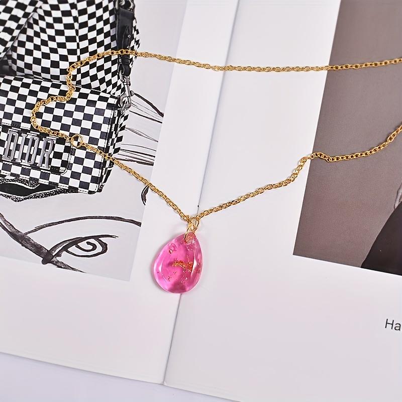 Crystal Epoxy Resin Cut Surface Oval Water Drop Pendant Silicone Mold Diy Earring Pendant Keychain Mold