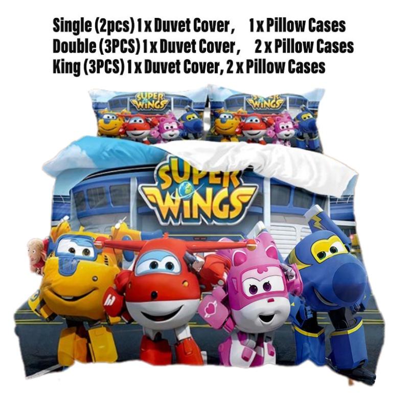 High-quality Thomas Cartoon Digital Print Bedding Set Flower Pattern Suitable For 1.8m Bed