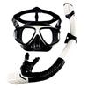 Large Frame HD Anti-Fog Snorkel Set for Adults - Waterproof Diving Mask & Two-Piece Snorkeling Gear