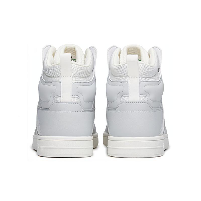 Anta Street Naughty Slip-Resistant Cushioning Wear-Resistant High-Top Skateboard Shoes Men's White Gray Sneakers 112238067-1