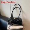 Urban Minimalist Pu Shoulder Bag With Zipper Closure For Daily Use