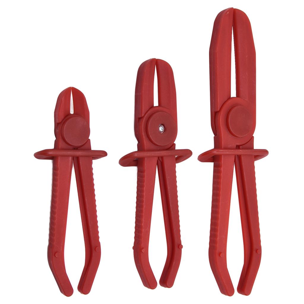 3Pcs Hose Pinch Pliers Fuel Line Brake Clamp Nylon Tool Set Kit for Workshop Factory