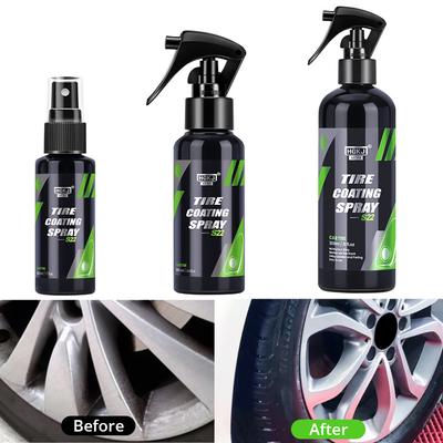 Vernice spray per pneumatici HGKJ S22, sigillante idrofobico per pneumatici, cera per cerchi auto, riempimento chimico per rimozione ruggine, auto-re-black shine