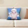 Charlotte Tomori Nao  Otosaka Yuu Pillow Cover Sofa Couch Cushion Case Creative Workspace Accent Home Decor