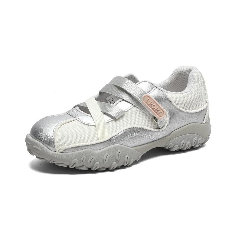 Outdoor hiking shoes women's summer thin thick-soled heightening creek shoes lightweight and breathable casual sports dad shoes