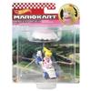 Hot Wheels Diecast Mario Kart Prinzessin Peach B Dasher Kart mit Pfirsich-Sonnenschirm und Gleiter