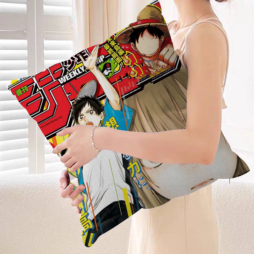 Blue Box Anime Cushion Cover Pillow Cover Decor Pillowcase Printed Cushion Case For Couch