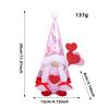 Valentine Gnome Decor Seasonal Desktop Decoration Romantic Dwarf Doll For Bedroom Living Room Study Bookshelf Mantel Display