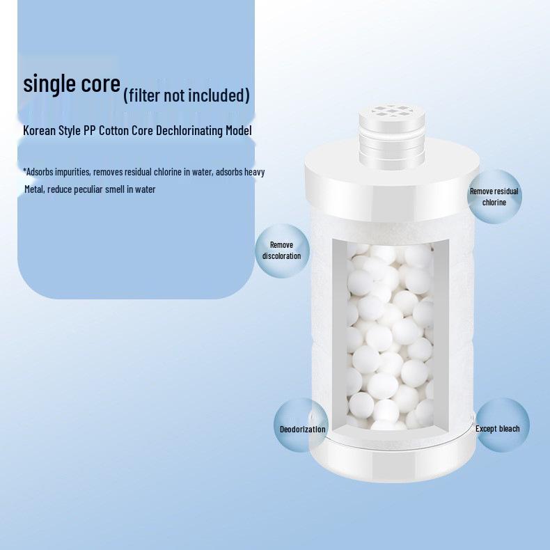 Dechlorinating Household Water Filter & Shower Head Purifier