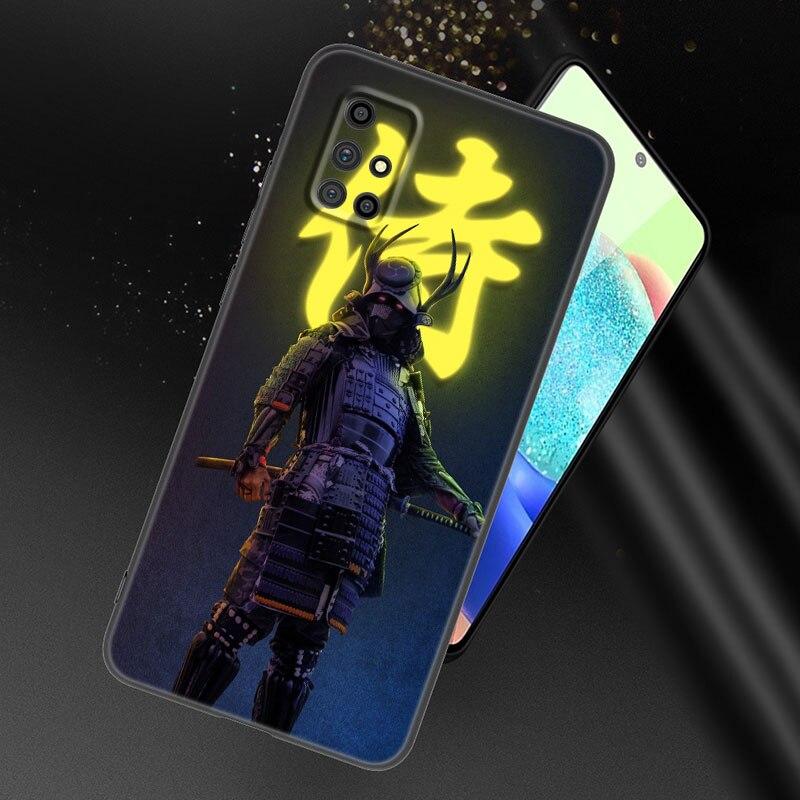 Japanese Samurai Art Phone Case For Samsung Galaxy A21 A30 A50 A52 S A13 A22 A32 A33 A53 A73 5G A11 A12 A31 A51 A70 A71 A72