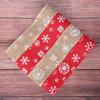 Party DIY Craft Merry Christmas Hessian Edge Wedding Lace Ribbon Snowflake Sisal Trim Jute Burlap