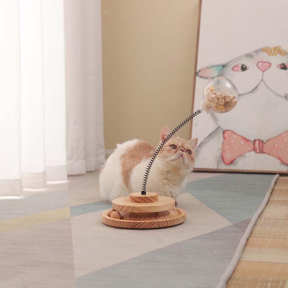 Chasing Pet Supplies For Cats Kitten Tumbler Swing Toy Cat Toy Pet Snack Feeder Pet Puzzle Toys