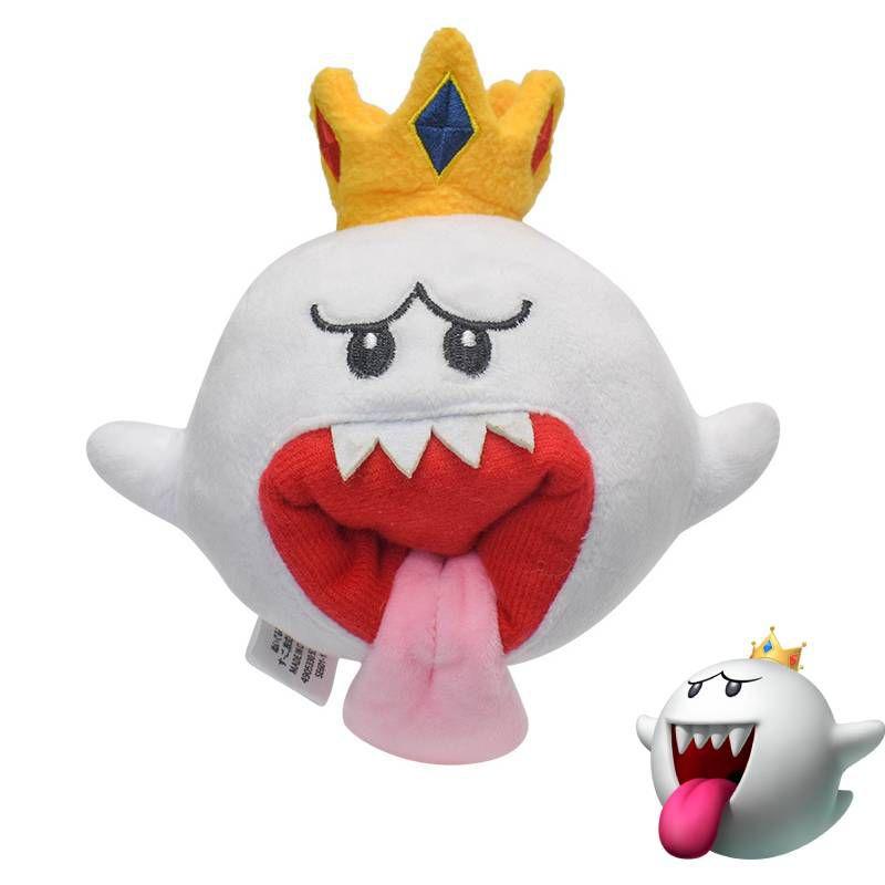 Urocza pluszowa zabawka Super Mario Król Boo 17 cm Lalka wypchana