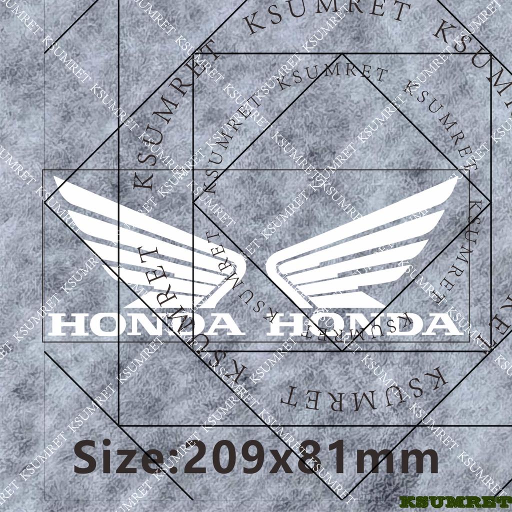 AAAKQ1 For Honda Wing Sticker Motorcycle Stickers Moto Helmet Modification Accessories Sponsor Stickers