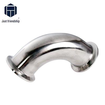 Zhengqiyi LT-04 304 Stainless Steel Quick Clamp Elbow Pipe Fitting