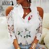 HNXC Women's Fashion Casual V Neck Blouses & Shirts
