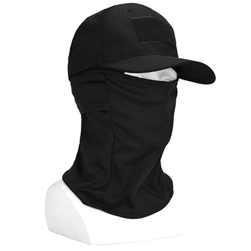 Lilang Camouflage Sun Protection Baseball Cap & Mask Set