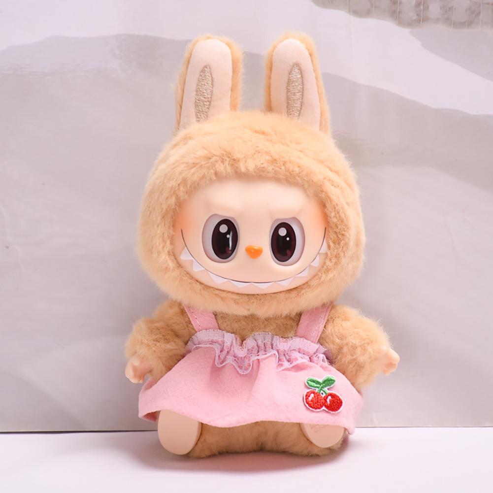 Pro 17 cm Labubu Oblečení pro panenky Módní Oblečení Mikiny Oblečení pro panenky Barevně sladěné Mikiny Panenky Doplňky Roztomilé dekorace Malé utěrky