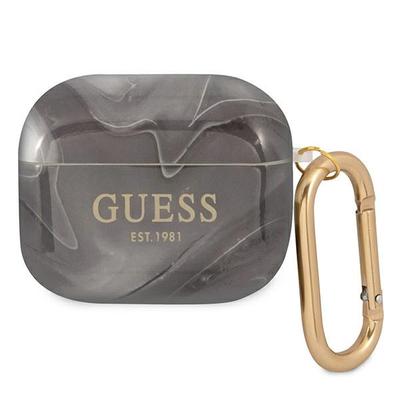 Guess Gua3Unmk Airpods 3 Coverczarny/Black Marble Collection