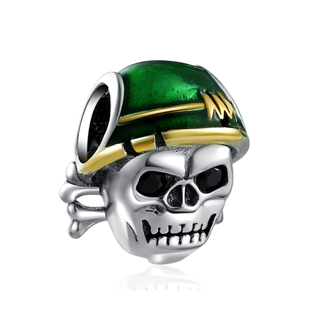 Halloween New Copper Thriller Party Skull Witch Pumpkin Cute Ghost Charm Beads Suitable For Diy Original Bracelet Making