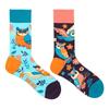 Calzini AB Asimmetrici Trendy Divertenti per Coppia Anatra Mandarina Colorati Calzini a Mezza Gamba SMLSOX