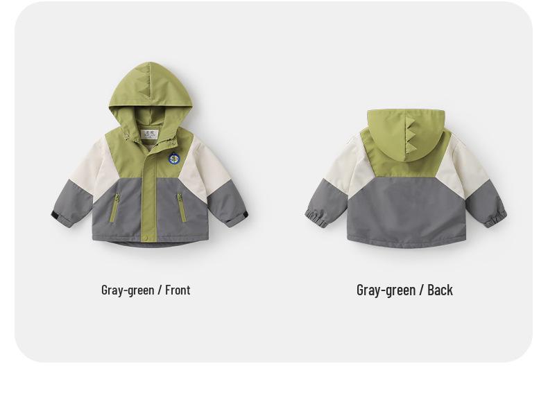 Right European Boys' Fleece-Lined Winter Jacket - Thick Warm Cotton Clothing for Toddlers
