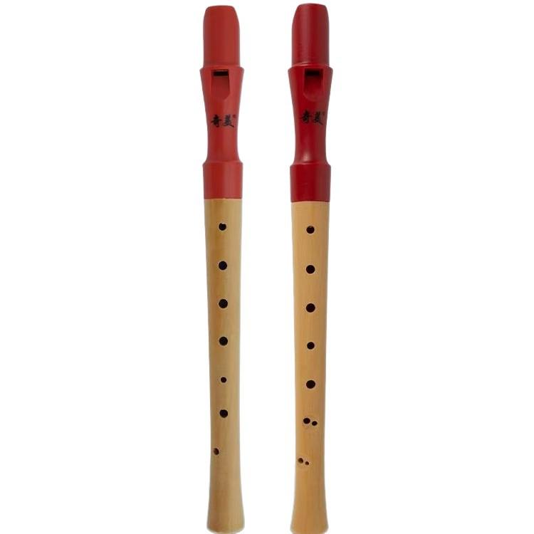 Chimei Eight-Hole Wooden Recorder, German Style, English Style, Student Practice Flute, Beginner Wind Instrument
