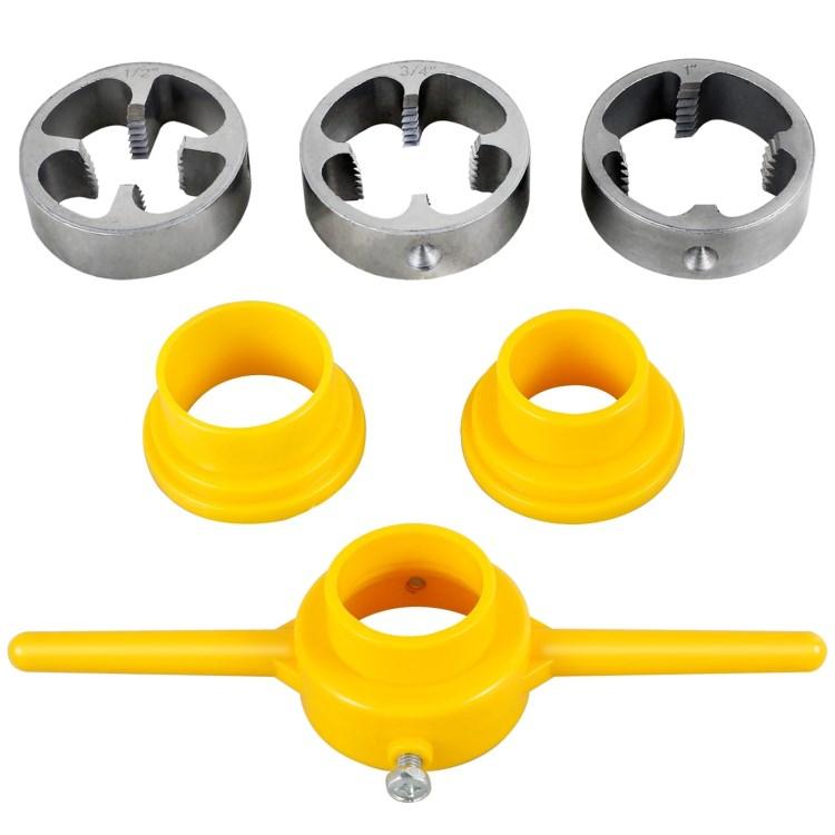 

6Pcs/Set Plastic+Alloy Thread Maker Tool Pipe Threader Manual Plumbing Tool Threader Kit for Threading Type A
