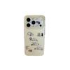 Custard Yellow Ink Splash Hollow Cat iPhone Case for 17/16ProMax/15Pro – Premium Feel