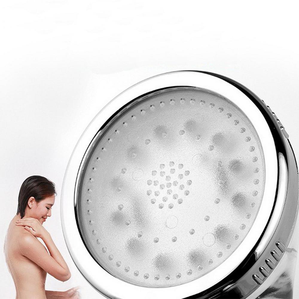 Głowica prysznicowa LED Anion Shower SPA z funkcją oszczędzania wody pod ciśnieniem i regulacją temperatury Kolorowa ręczna duża deszczownica