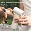 Portable Handheld Turbo Fan 100 Wind Speeds Adjustable Personal Hand Fan Rechargeable Mini Air Conditioner Camping Electric Fan