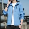 Men's Jacket Spring and Autumn Versatile Trendy Loose Plus Size Coat Autumn Men's Casual Sports Jacket Trendy Korean Style