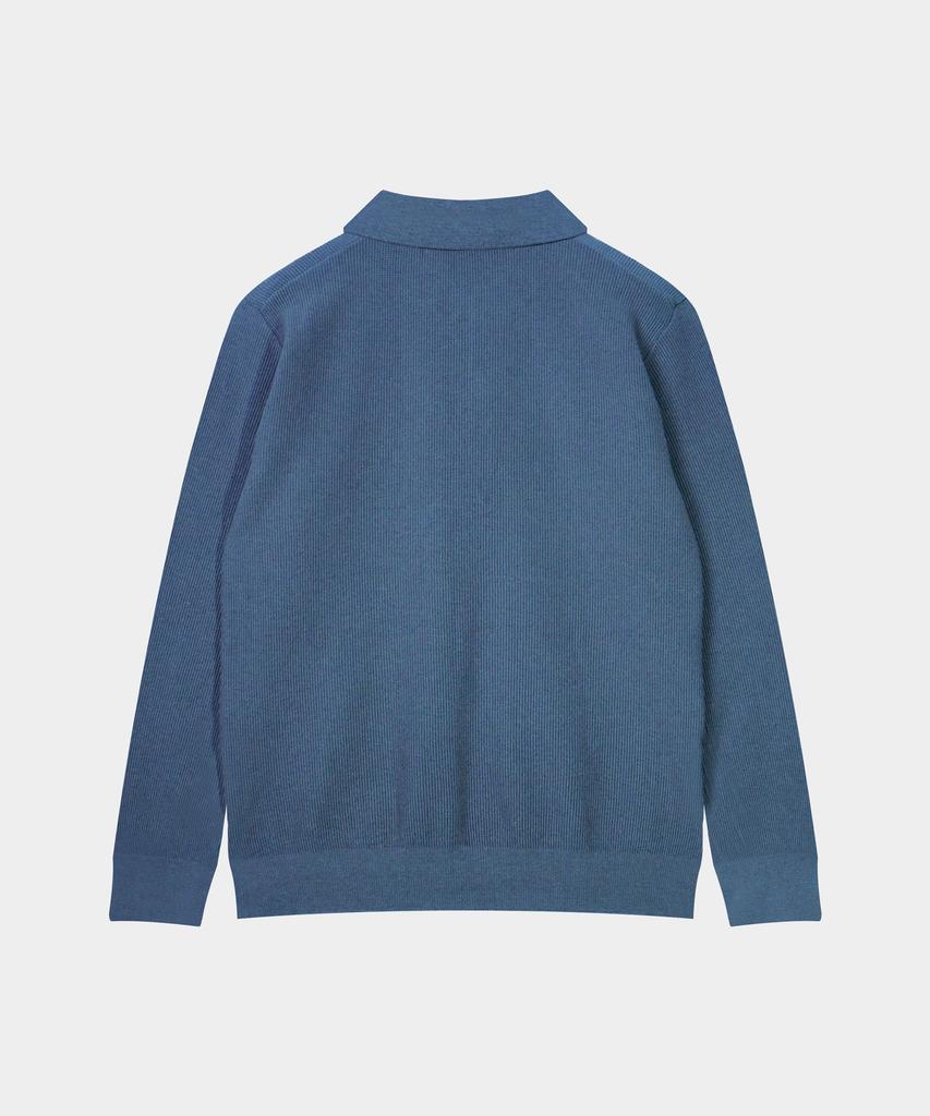 BIRBANTE Comfort Washable Collared Knit - Retro Blue