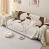 Fantasy Journey Four Seasons Non-slip Sofa Throw Cover, Cream Style, Simple Design