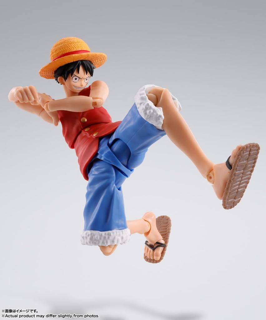 TAMASHII NATIONS ONE PIECE Monkey Luffy Dawn of Adventure 145mm ABS PVC Painted Movable Figure S.H.Figuarts D. - - Approx. &