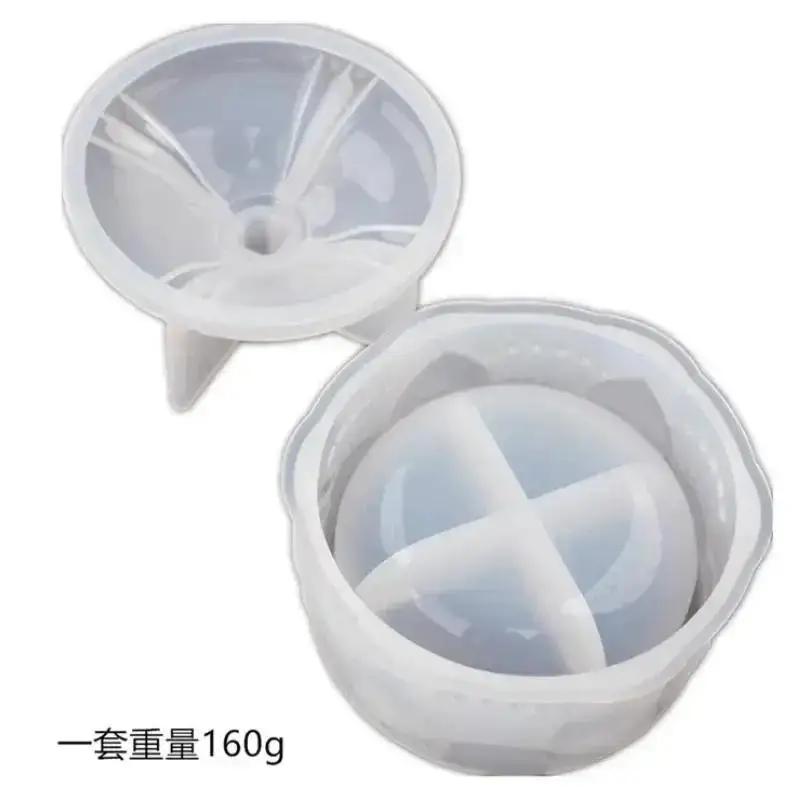 New Useful Diy Crystal Epoxy Resin Storage Box Mold Cute Love Cup Jewelry Box Mirror Silicone Mold Silicon Mold Art Baking Mold
