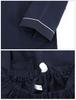 SUIMIN CARE Made in Japan Oxford Solid Long Sizes LL Men's Pajamas, Yarn-Dyed 100% Cotton, Color, Sleeve, Spring/Autumn, M, L, (LL, Navy)