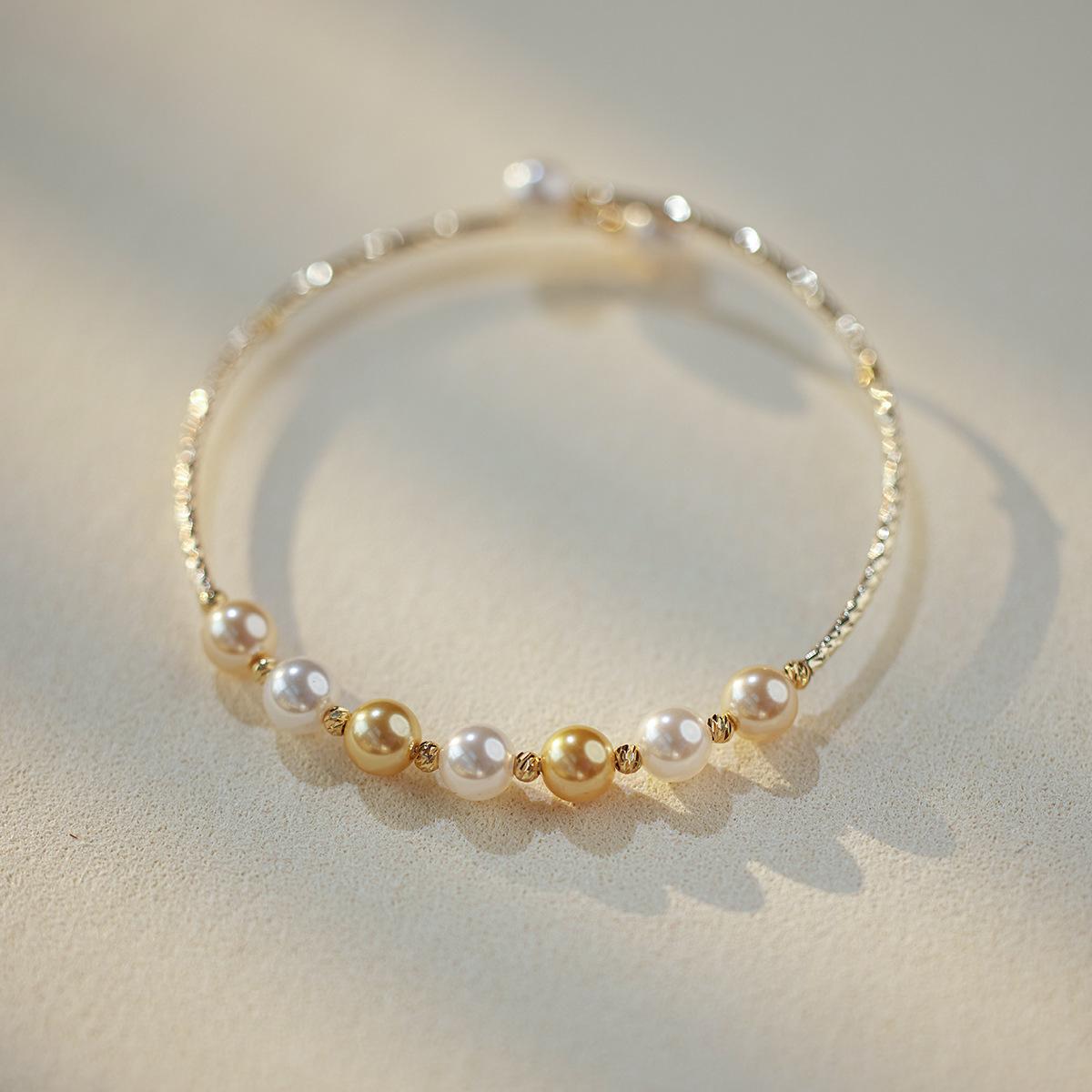 Pearl Bracelet Women S High-End Design Bracelet Light Luxury Niche Design Fashionable And Versatile New Jewelry