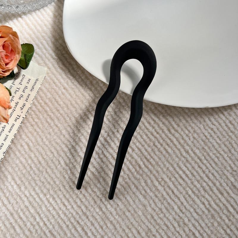 Elegante Haarnadel in U-Form im chinesischen Stil, schlichte Dutt-Haarspange, Haarnadel, Kopfschmuck