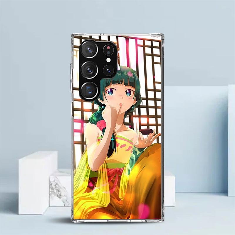 

A-Apothecary D-Diaries Maomao Soft Cover for Samsung Galaxy S25 Edge S26 S24 S23 Ultra Phone Case S22 S21 Plus S20 FE Print Patt Samsung S24 Ultra