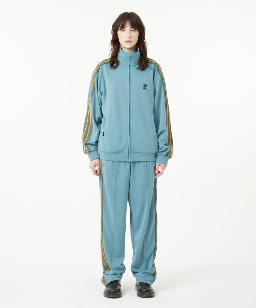 Lmc Side Striped Jersey Track Top Navy