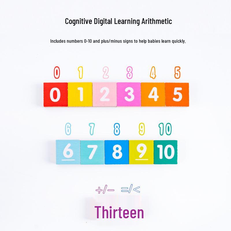 Montessori Finger Math Digital Learning Aid: Enhanced Addition & Subtraction Educational Toy for Children