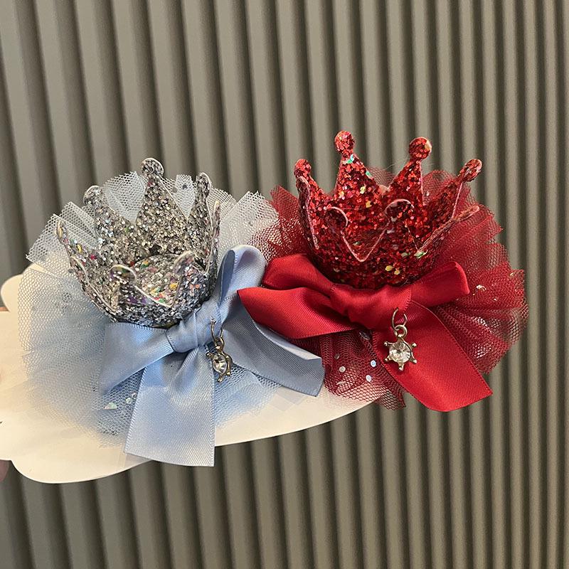 

Princess Headdress & Hairpin Set: Mesh Crown & Headband DIY Accessories for Girls