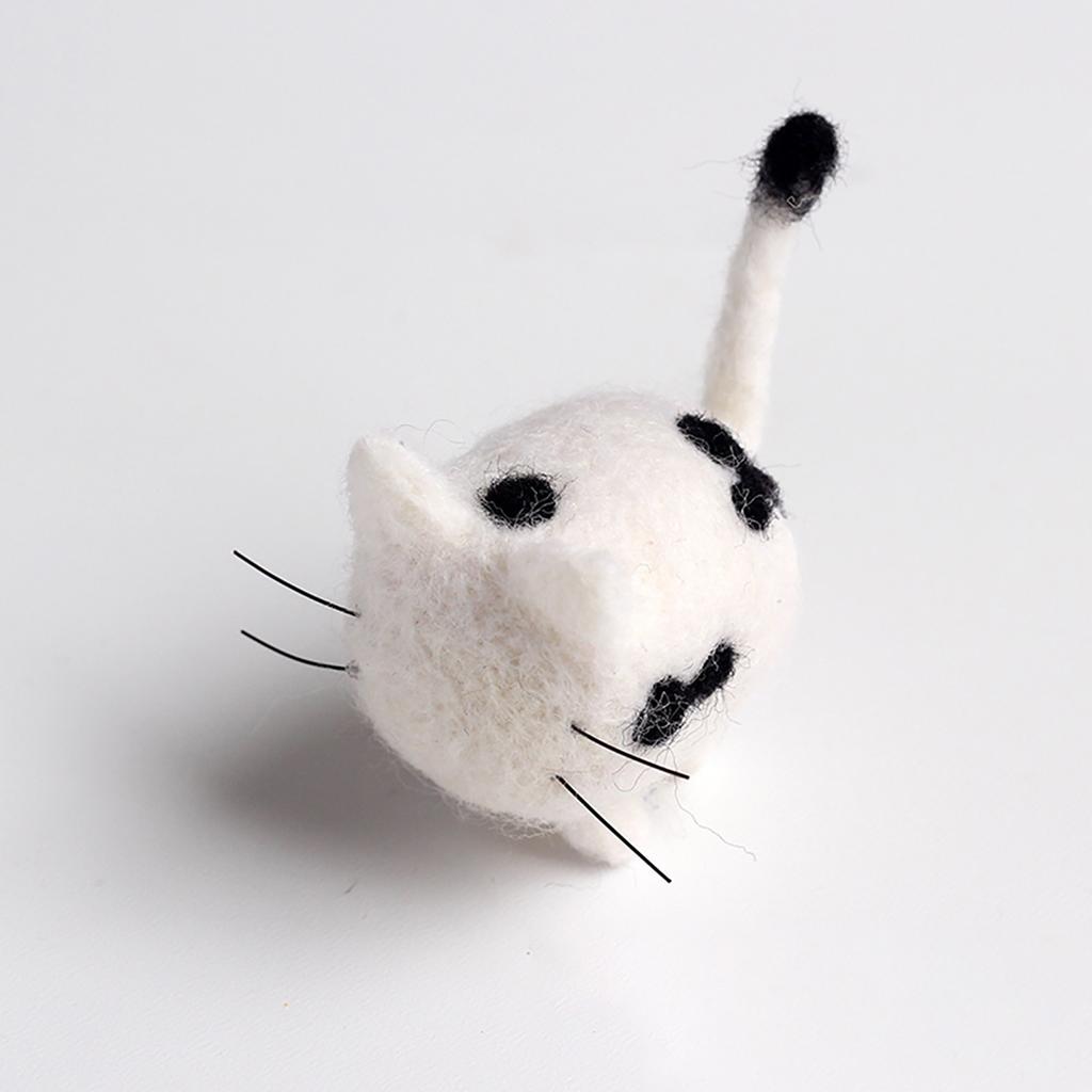 Wool Neddle Felting Poke Wool Handmade DIY Cat Dog Animal Material Bag For Beginner Diy Wool Needle Felting Craft Accessories