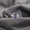Iolite Jewelry, Handmade Gemstone Ring, 925 Solid Sterling Silver Ring Spiritual Jewelry, For Engagement Gift