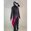 Ken Takakura Ken Okarun Dandadan Cosplay Costume Turbo Granny Mode High Necked Trench Coat Red Black Outfit Halloween Party Suit