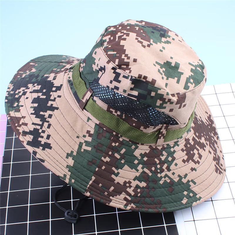 Unisex Camouflage Wide-Brim Outdoor Sun Hat