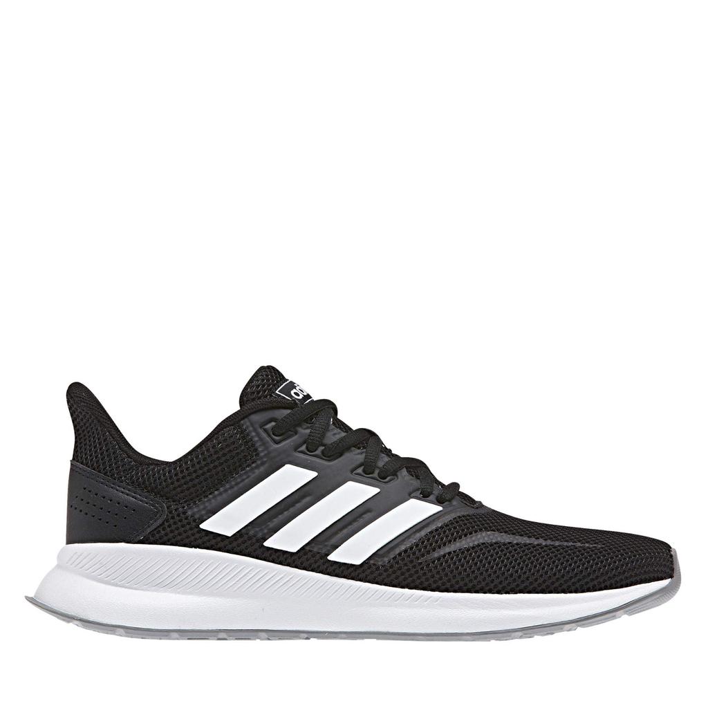 Adidas FALCONRUN W Core Three Size 22cm (DBG98) Women's Sneakers, Black/Footwear White/Grey (F36218),